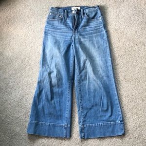 Madewell Wide-leg Crop jeans